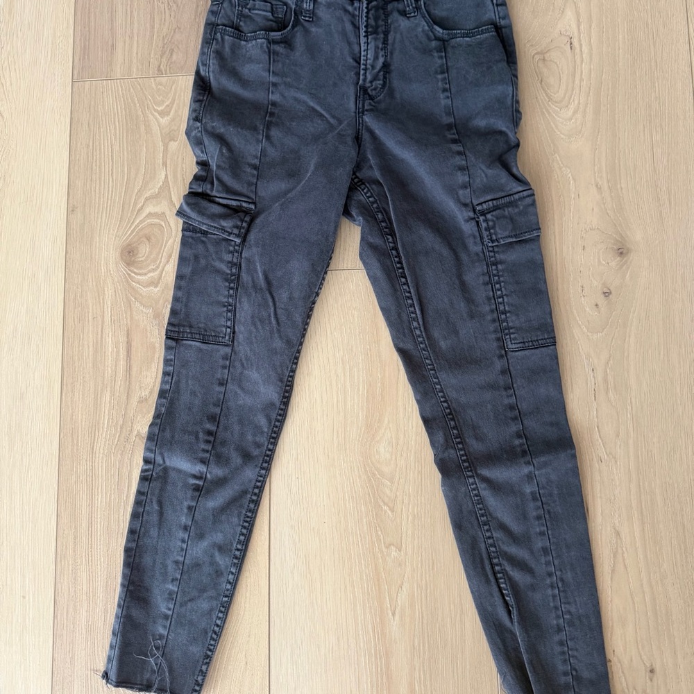 Old Navy Dark Gray Rockstar Super Skinny Pants
